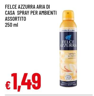 FELCE AZZURRA ARIA DI CASA SPRAY PER AMBIENTI ASSORTITO
