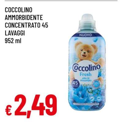 COCCOLINO AMMORBIDENTE CONCENTRATO 45 LAVAGGI
