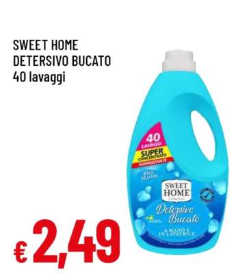 SWEET HOME DETERSIVO BUCATO