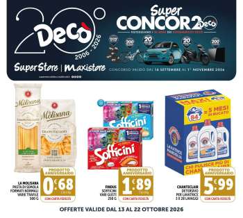 Volantino Deco - 13/10/2026 - 22/10/2026.