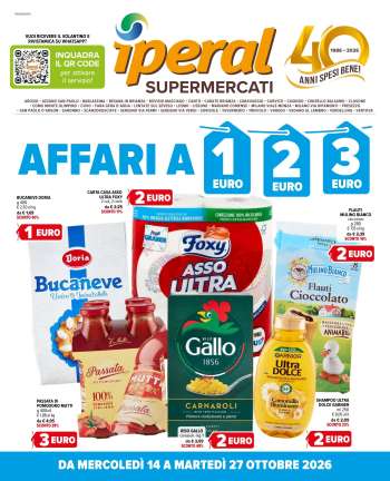Volantino Iperal - 14/10/2026 - 27/10/2026.