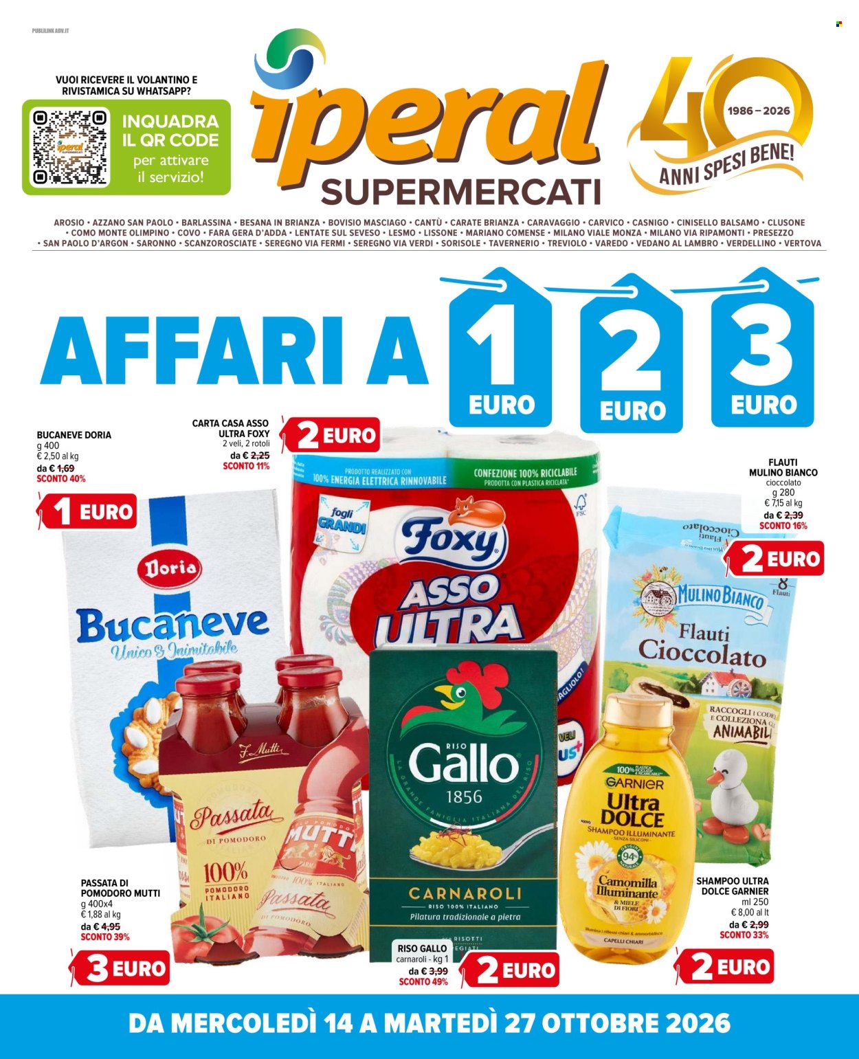 Leták Iperal - 14.10.2026 - 27.10.2026. Strana 1