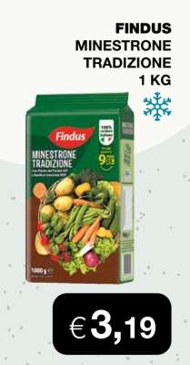 FINDUS MINESTRONE TRADIZIONE 1 KG