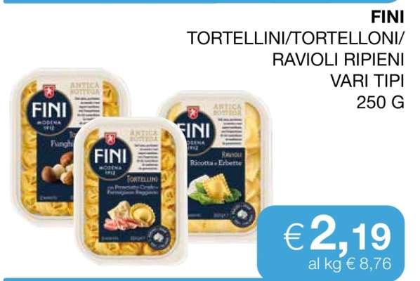 FINI TORTELLINI/TORTELLONI RAVIOLI RIPIENI