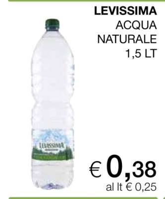 LEVISSIMA ACQUA NATURALE