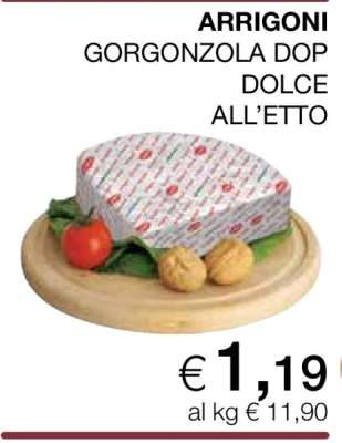 ARRIGONI GORGONZOLA DOP DOLCE ALL’ETTO
