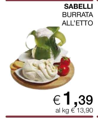 SABELLI BURRATA ALL’ETTO