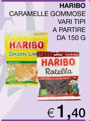 HARIBO Caramelle Gommose