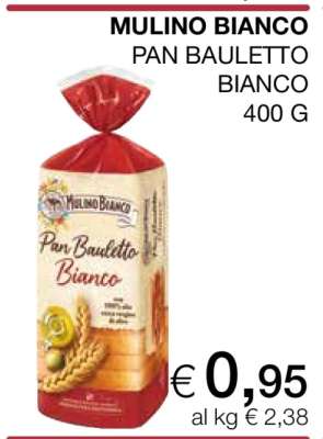 Mulino Bianco Pan Bauletto Bianco