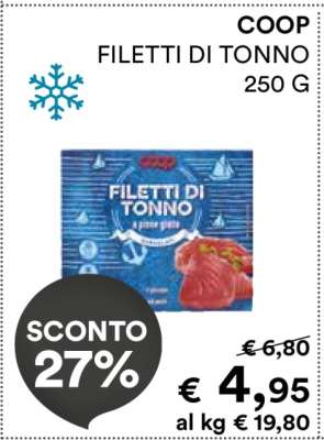 COOP FILETTI DI TONNO
