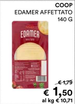 COOP Edamer Affettato
