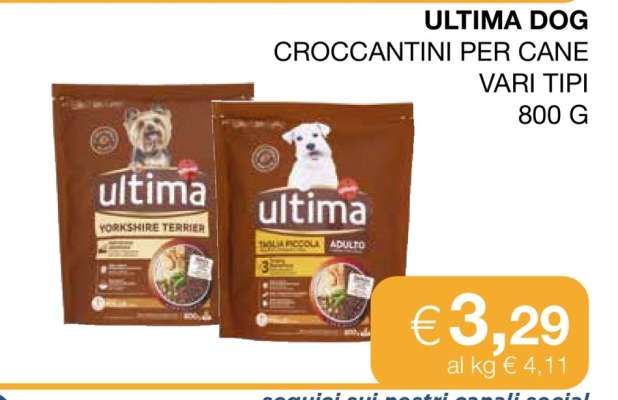 ULTIMA DOG CROCCANTINI PER CANE
