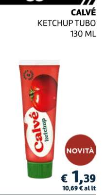 CALVÈ KETCHUP TUBO