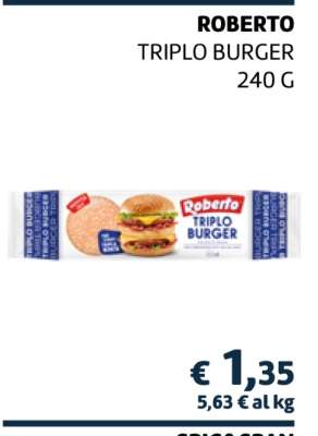 ROBERTO TRIPLO BURGER