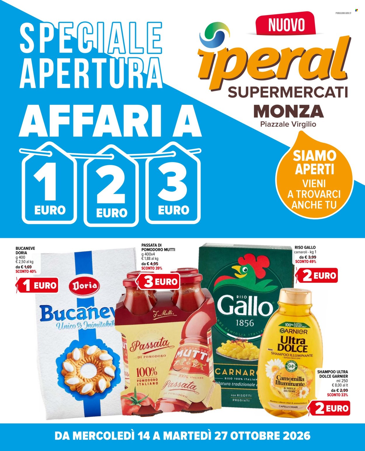 Volantino Iperal - 14/10/2026 - 27/10/2026. Pagina 1