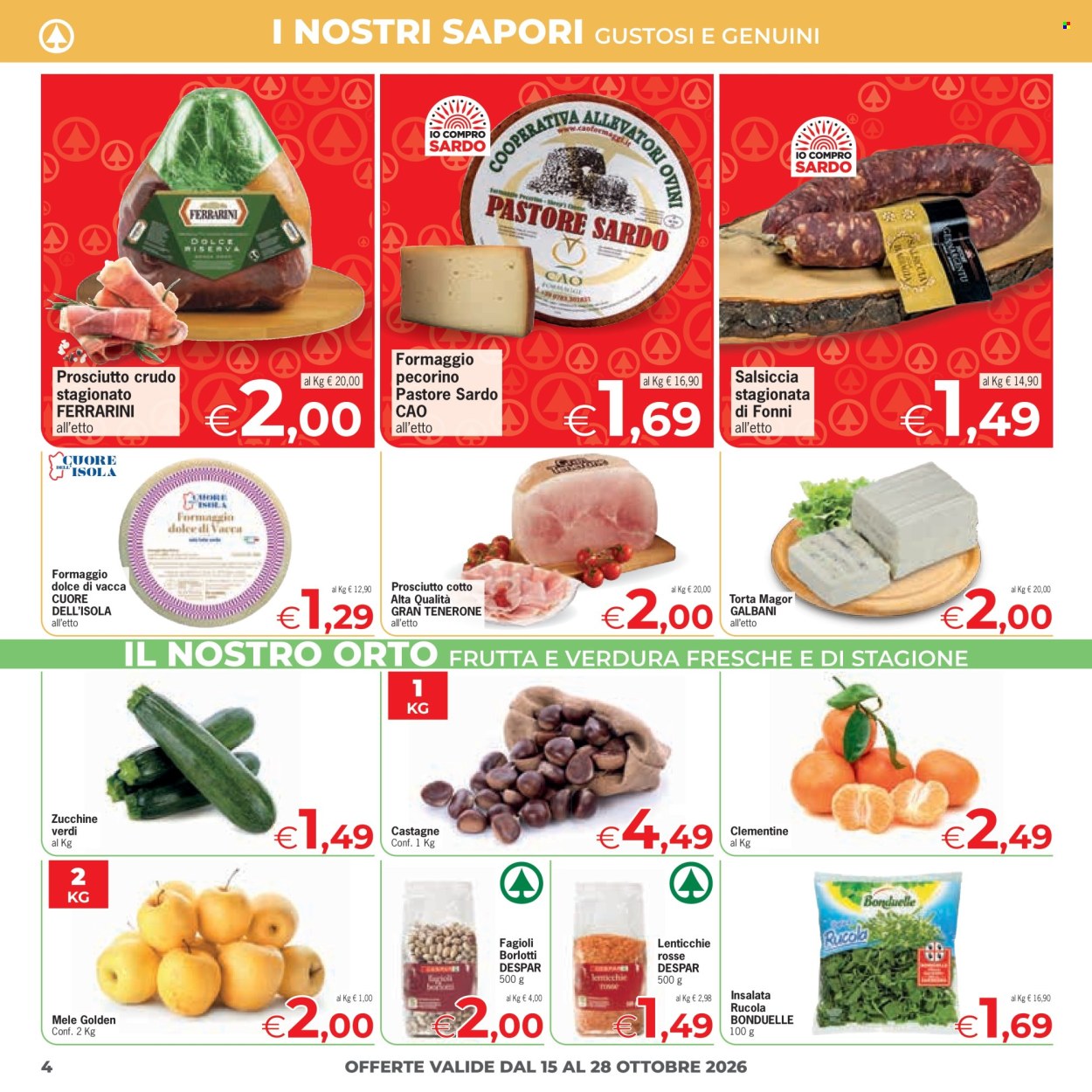 Volantino Despar - 15/10/2026 - 28/10/2026. Pagina 4