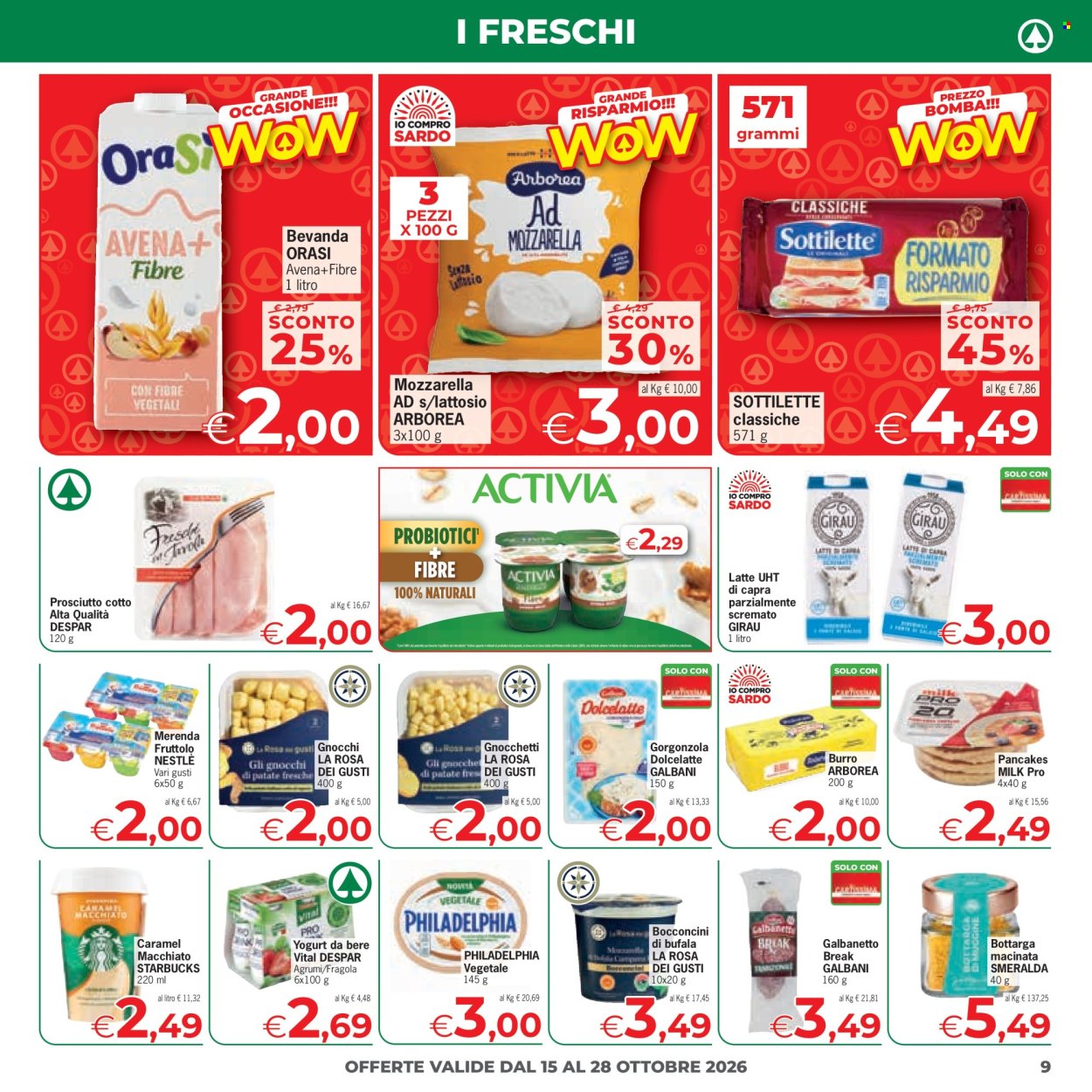 Volantino Despar - 15/10/2026 - 28/10/2026. Pagina 9