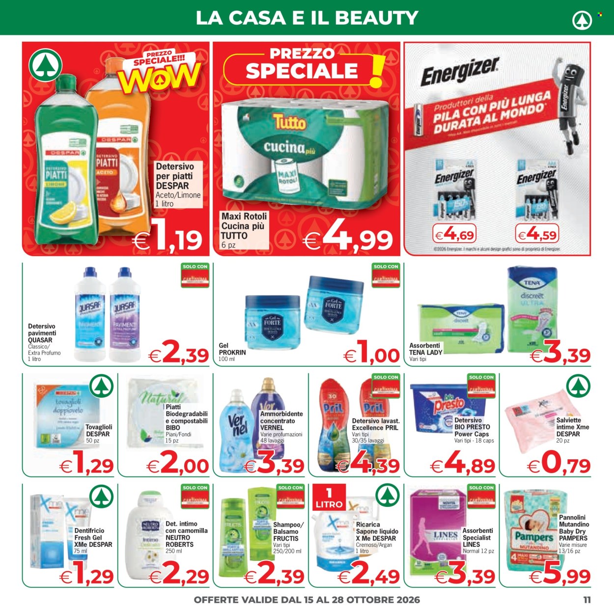 Volantino Eurospar - 15/10/2026 - 28/10/2026. Pagina 11