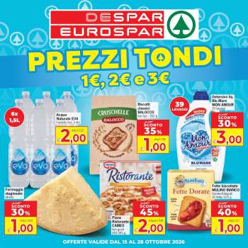 Volantino Eurospar - 15/10/2026 - 28/10/2026.