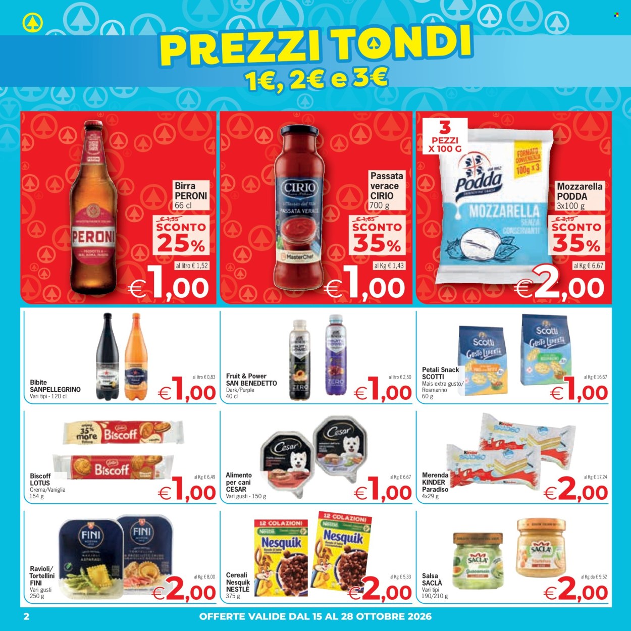 Leták Eurospar - 15.10.2026 - 28.10.2026. Strana 2