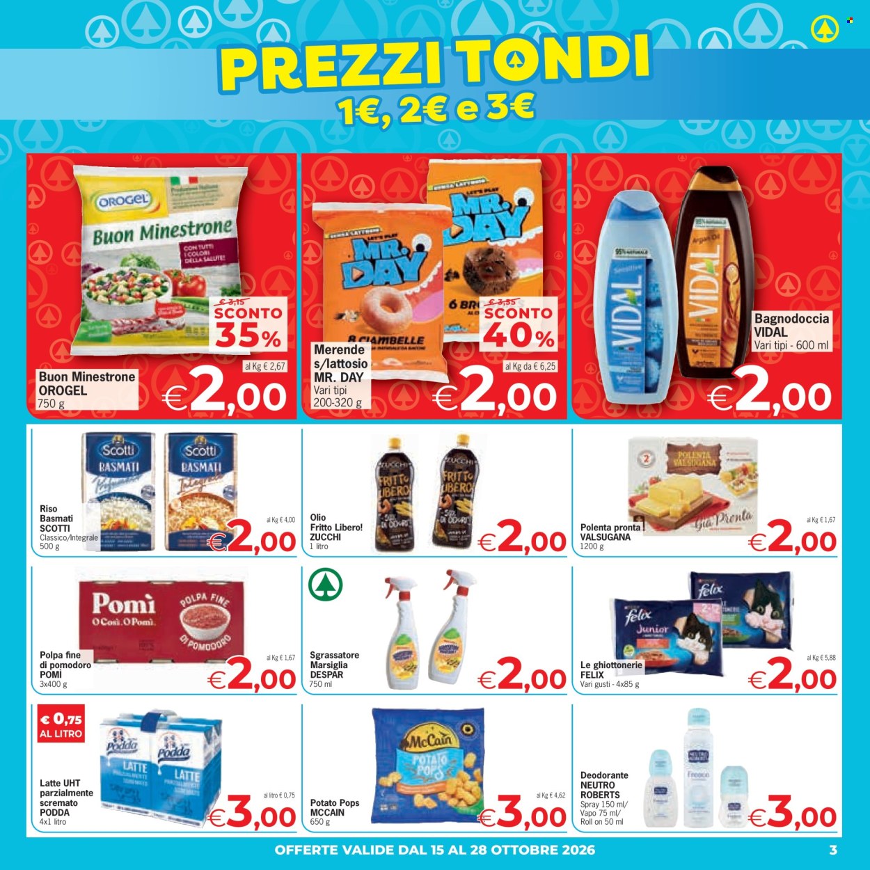 Volantino Eurospar - 15/10/2026 - 28/10/2026. Pagina 3