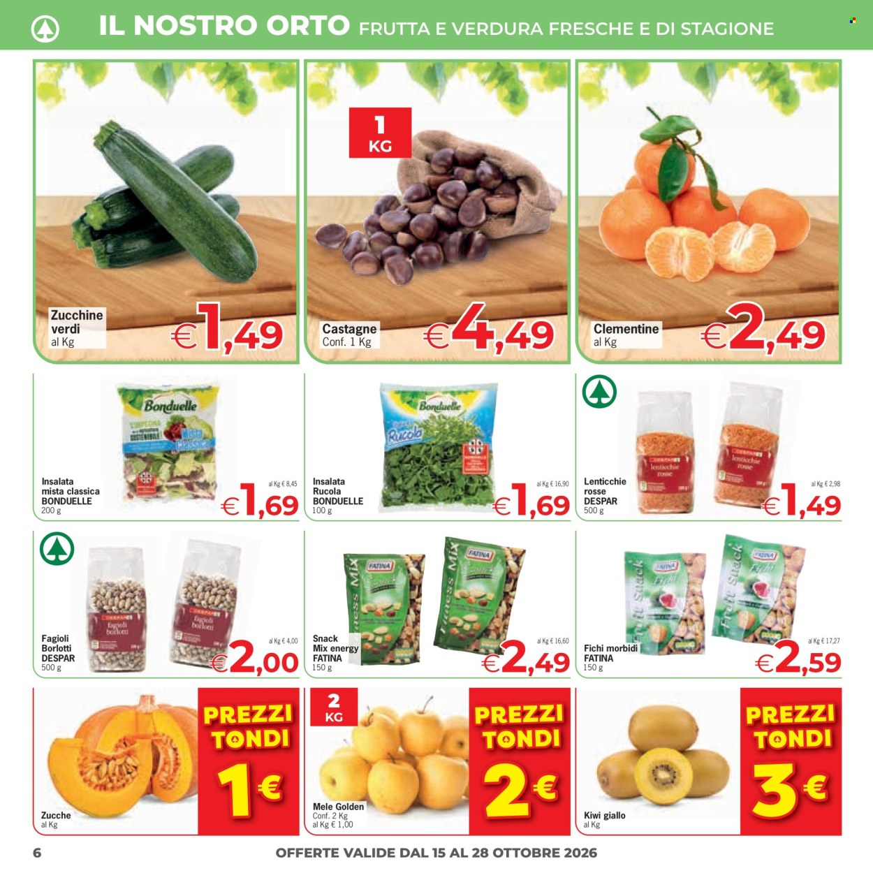 Leták Eurospar - 15.10.2026 - 28.10.2026. Strana 6
