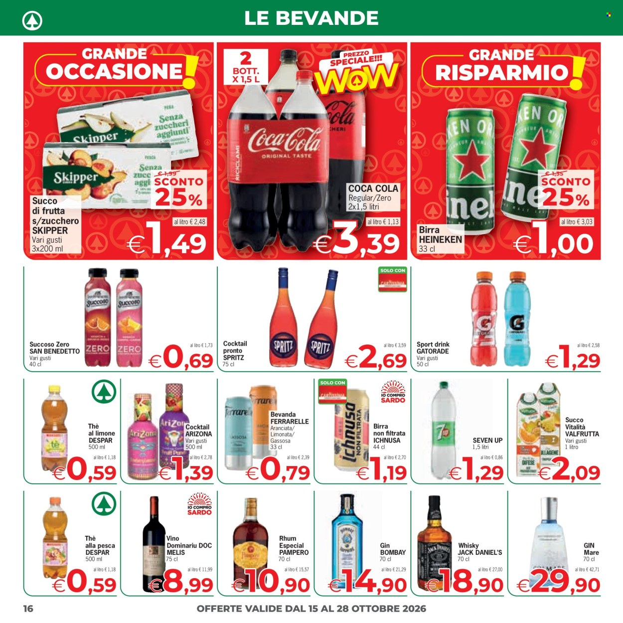 Volantino Eurospar - 15/10/2026 - 28/10/2026. Pagina 16