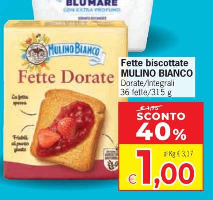 Fette Biscottate Mulino Bianco