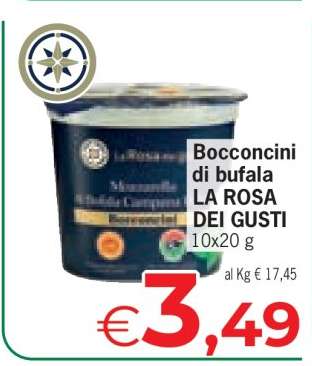 Bocconcini di bufala LA ROSA DEI GUSTI