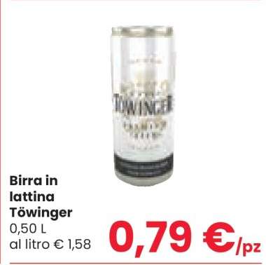 Birra in lattina Töwinger