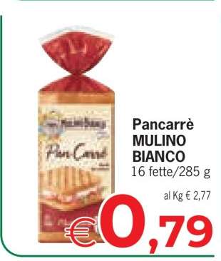 Pancarrè Mulino Bianco