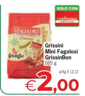 Grissini Mini Fagolosi GrissinBon