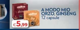 A MODO MIO ORZO, GINSENG