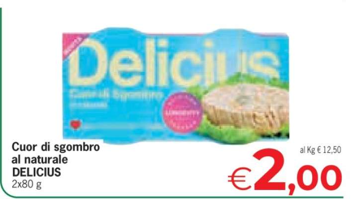 Cuor di sgombro al naturale
