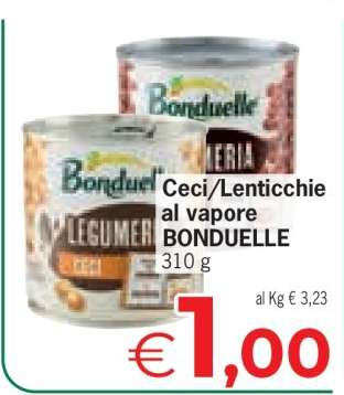 Ceci/Lenticchie al vapore BONDUELLE