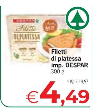 Filetti di platessa imp. DESPAR