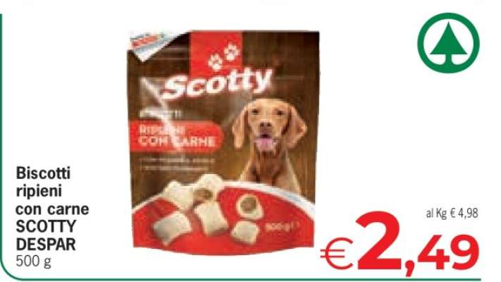 Biscotti ripieni con carne Scotty DESPAR