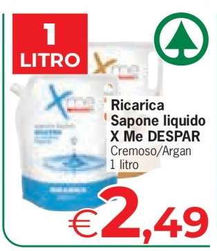 Ricarica Sapone liquido X Me DESPAR