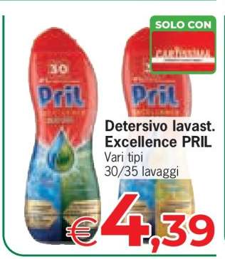 Detersivo lavast. Excellence PRIL