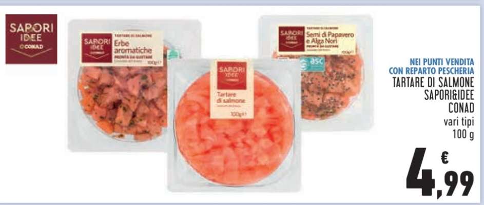 Tartare di Salmone Sapori&Idee Conad