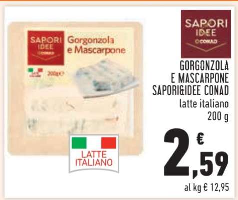 Gorgonzola e Mascarpone Sapori&Idee Conad