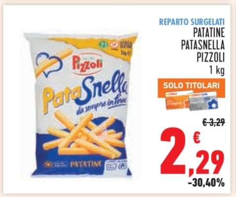 Patatine Patasnella Pizzoli