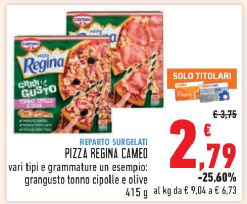PIZZA REGINA CAMEO