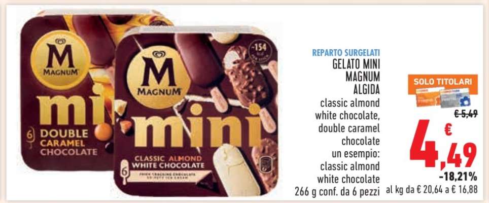 GELATO MINI MAGNUM ALGIDA