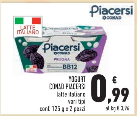 YOGURT CONAD PIACERSI