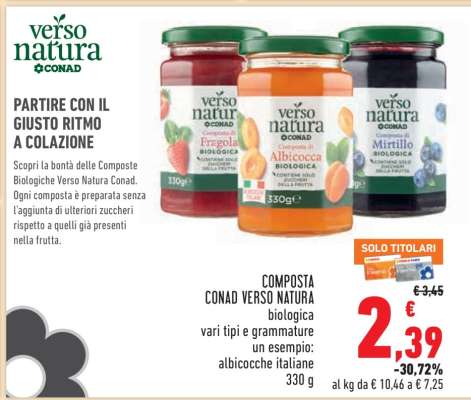 Composta Conad Verso Natura biologica