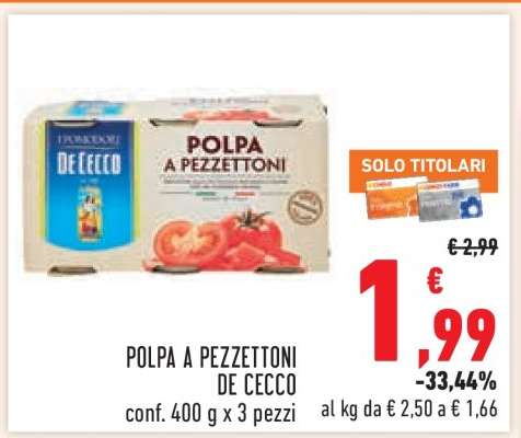POLPA A PEZZETTONI DE CECCO