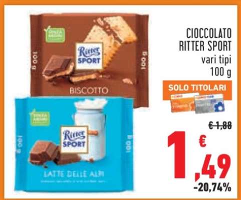 Cioccolato Ritter Sport
