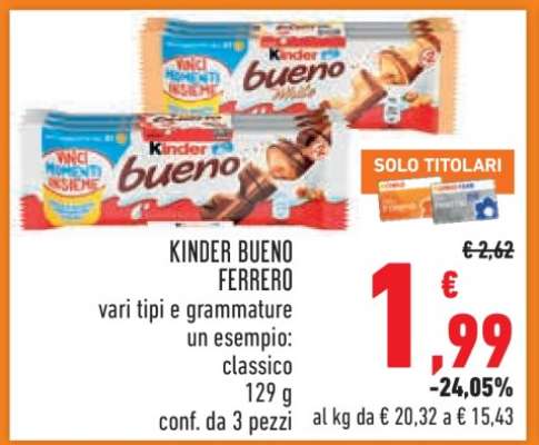 KINDER BUENO FERRERO