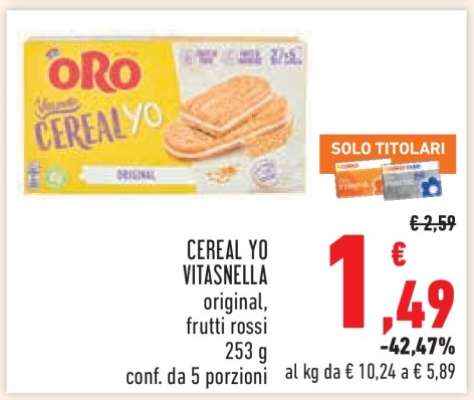 CEREAL YO VITASNELLA